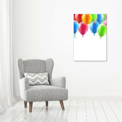 Quadro su tela canvas verticale Palloncini colorati