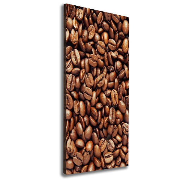Quadro su tela canvas verticale Chicchi di caffè