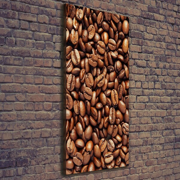 Quadro su tela canvas verticale Chicchi di caffè