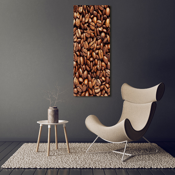 Quadro su tela canvas verticale Chicchi di caffè