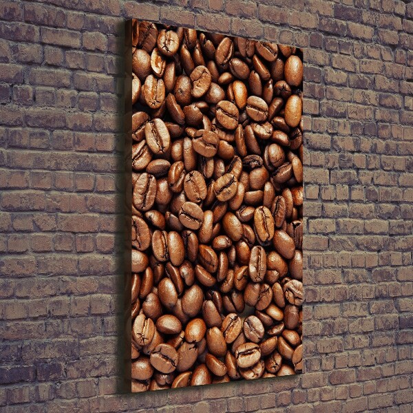 Quadro su tela canvas verticale Chicchi di caffè