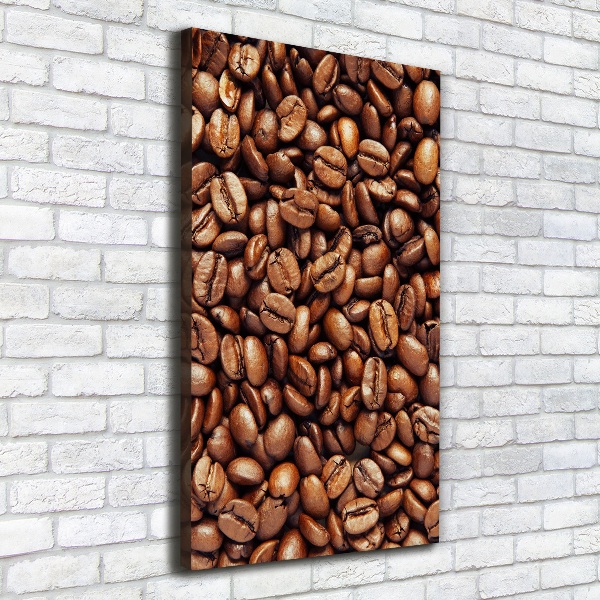 Quadro su tela canvas verticale Chicchi di caffè