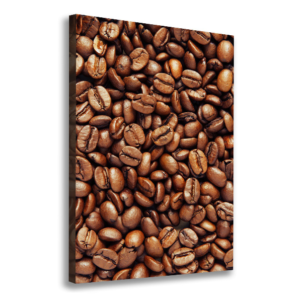 Quadro su tela canvas verticale Chicchi di caffè