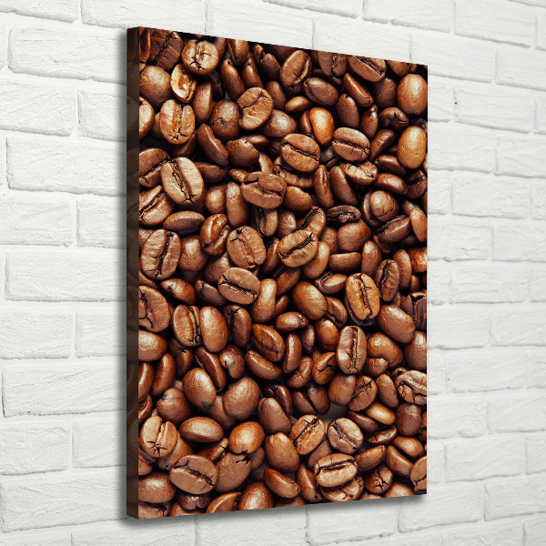Quadro su tela canvas verticale Chicchi di caffè