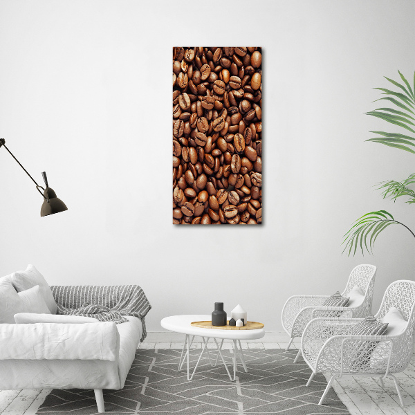 Quadro su tela canvas verticale Chicchi di caffè