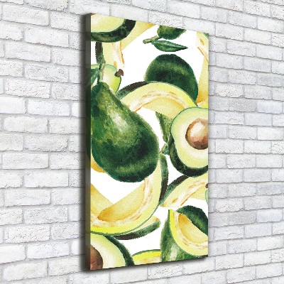 Quadro su tela canvas verticale Avocado