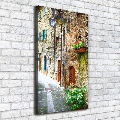 Quadro foto su tela verticale Strade italiane