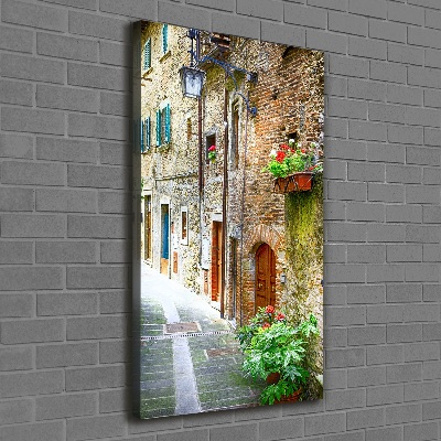 Quadro foto su tela verticale Strade italiane