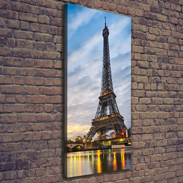 Quadro su tela canvas verticale Torre Eiffel Parigi