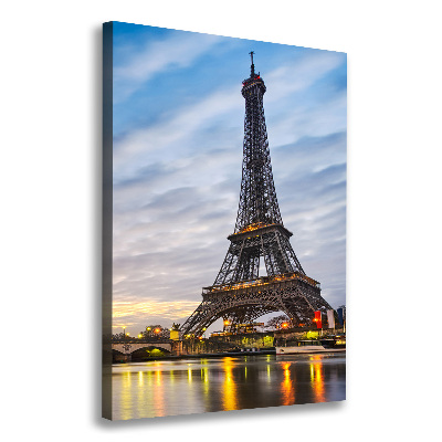 Quadro su tela canvas verticale Torre Eiffel Parigi