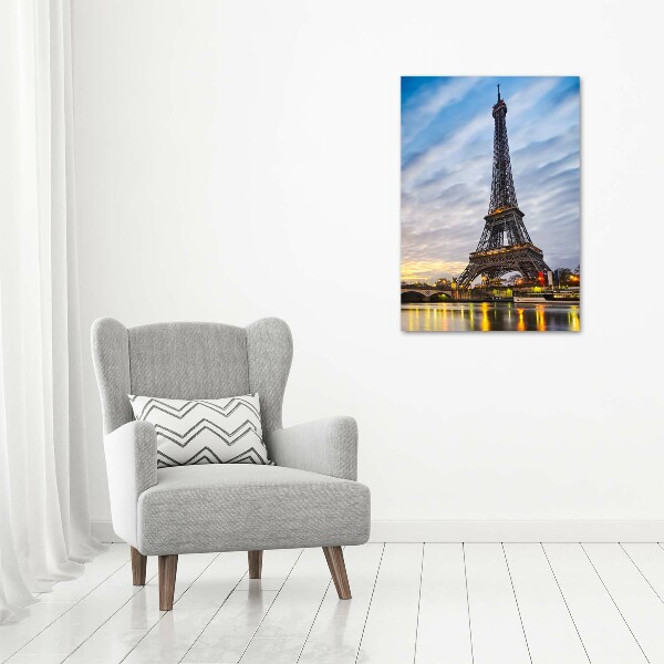 Quadro su tela canvas verticale Torre Eiffel Parigi