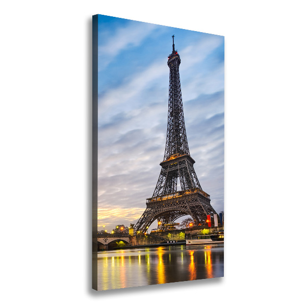 Quadro su tela canvas verticale Torre Eiffel Parigi