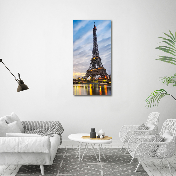 Quadro su tela canvas verticale Torre Eiffel Parigi