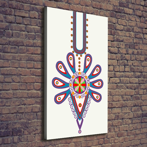Stampa quadro su tela verticale Modello popolare polacco