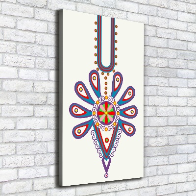 Stampa quadro su tela verticale Modello popolare polacco