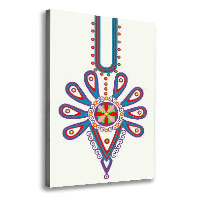 Stampa quadro su tela verticale Modello popolare polacco