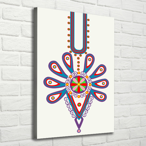 Stampa quadro su tela verticale Modello popolare polacco