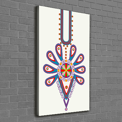 Stampa quadro su tela verticale Modello popolare polacco