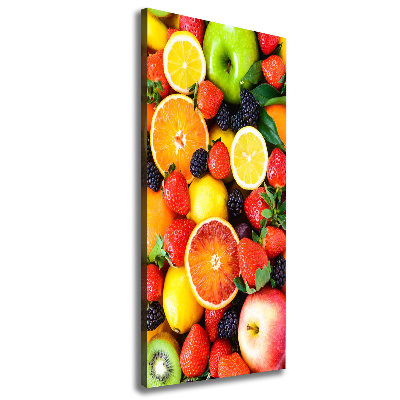 Quadro foto su tela verticale Frutta