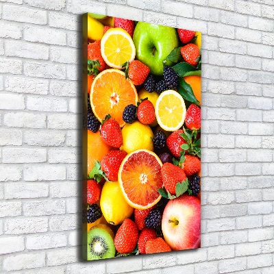 Quadro foto su tela verticale Frutta