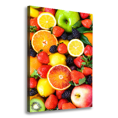 Quadro foto su tela verticale Frutta