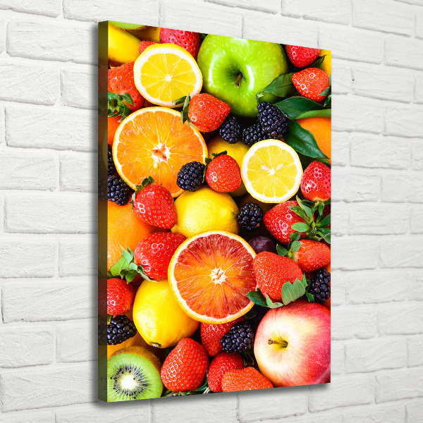 Quadro foto su tela verticale Frutta