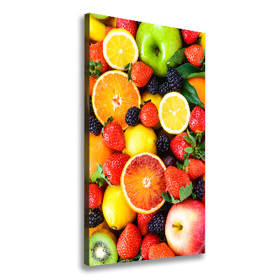 Quadro foto su tela verticale Frutta