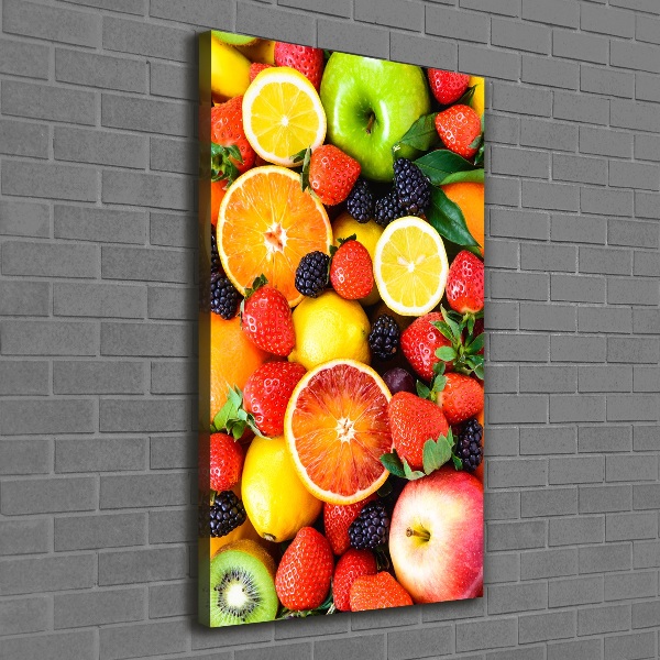Quadro foto su tela verticale Frutta