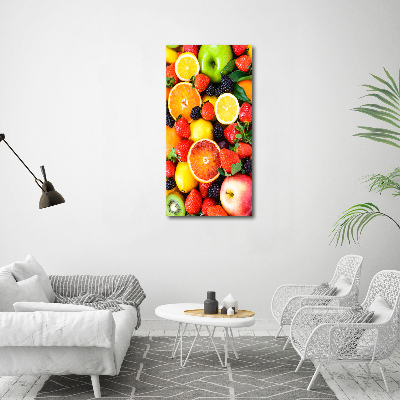 Quadro foto su tela verticale Frutta