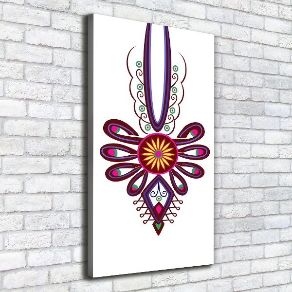 Stampa quadro su tela verticale Modello popolare polacco