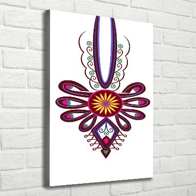 Stampa quadro su tela verticale Modello popolare polacco