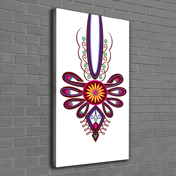 Stampa quadro su tela verticale Modello popolare polacco