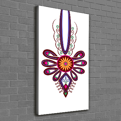 Stampa quadro su tela verticale Modello popolare polacco