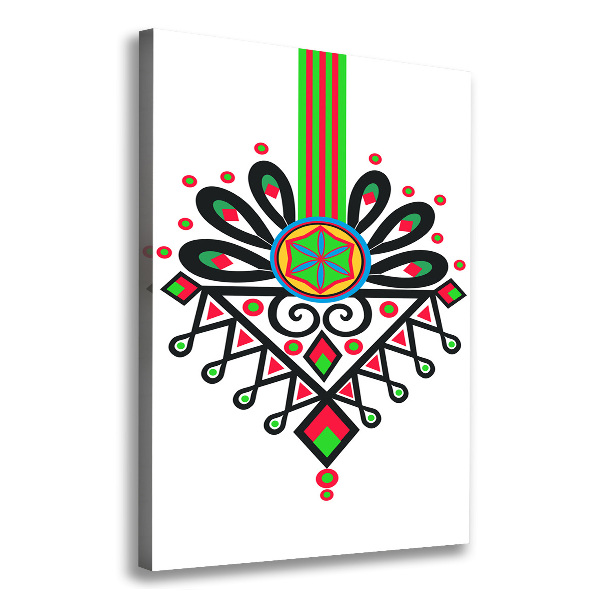 Quadro foto su tela verticale Modello popolare polacco