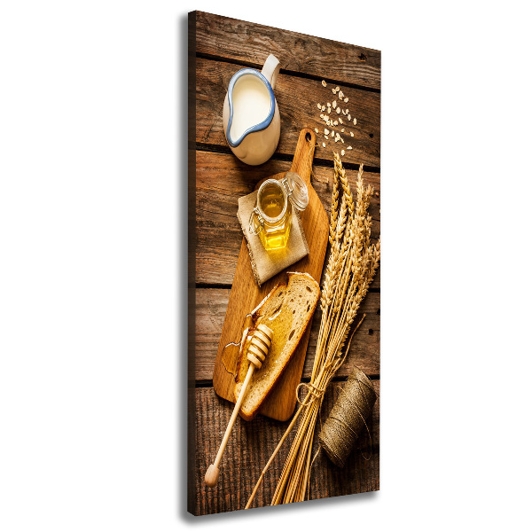 Quadro su tela canvas verticale Colazione
