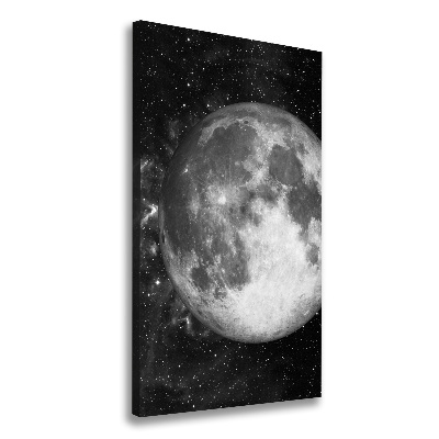 Quadro su tela canvas verticale Luna