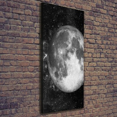 Quadro su tela canvas verticale Luna