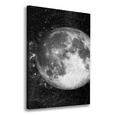 Quadro su tela canvas verticale Luna