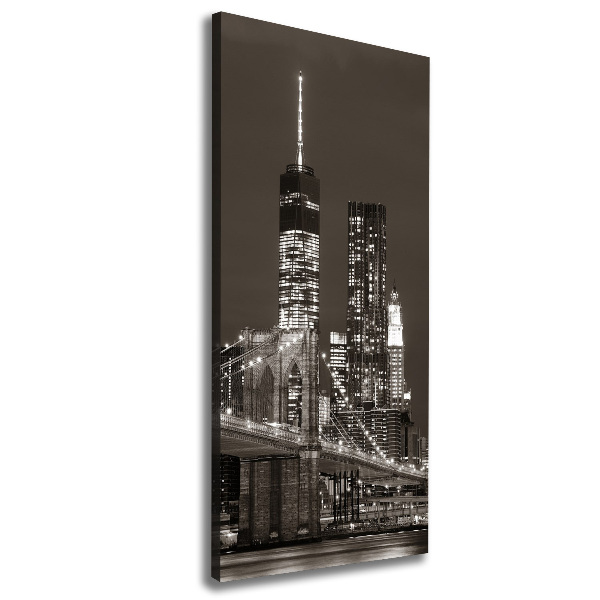 Quadro su tela canvas verticale Manhattan, New York