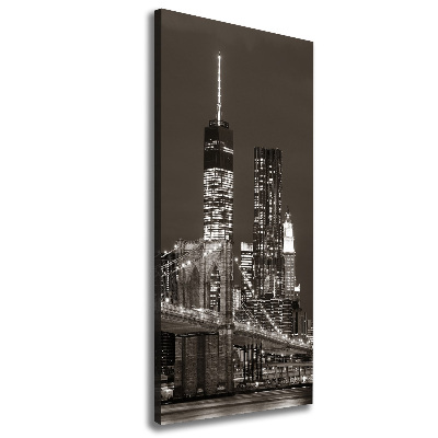 Quadro su tela canvas verticale Manhattan, New York
