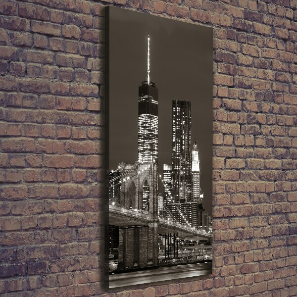 Quadro su tela canvas verticale Manhattan, New York