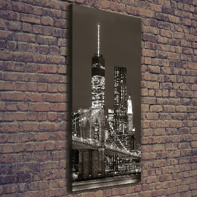 Quadro su tela canvas verticale Manhattan, New York