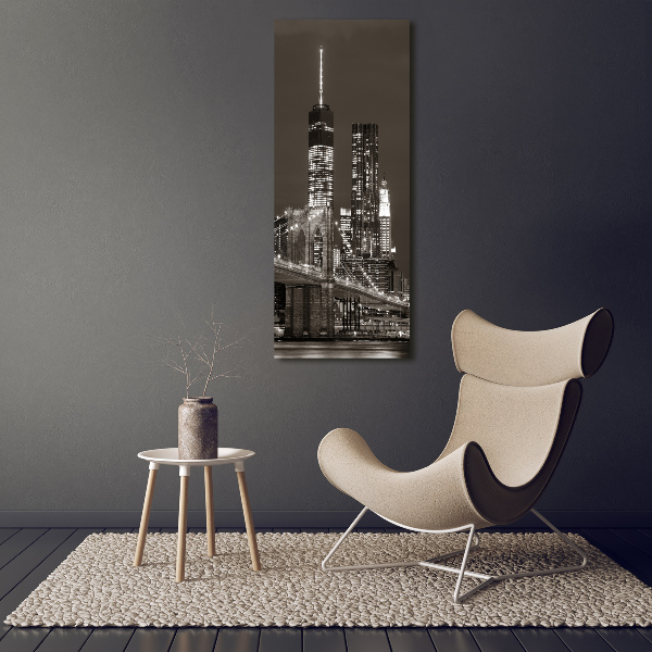 Quadro su tela canvas verticale Manhattan, New York