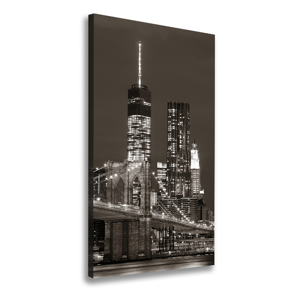 Quadro su tela canvas verticale Manhattan, New York
