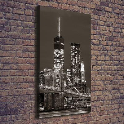 Quadro su tela canvas verticale Manhattan, New York