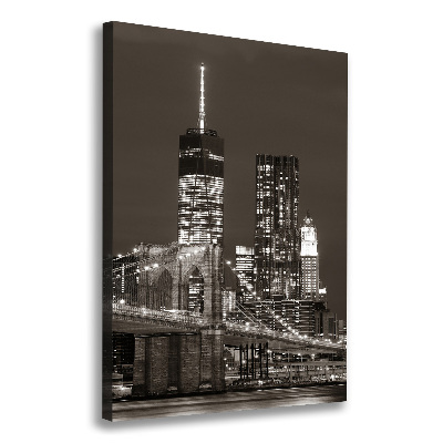 Quadro su tela canvas verticale Manhattan, New York