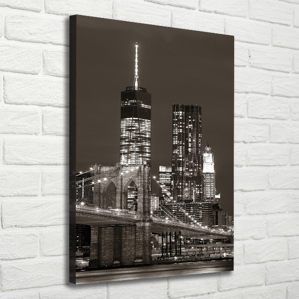 Quadro su tela canvas verticale Manhattan, New York