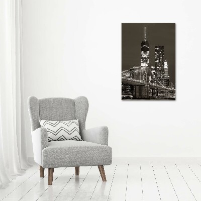 Quadro su tela canvas verticale Manhattan, New York