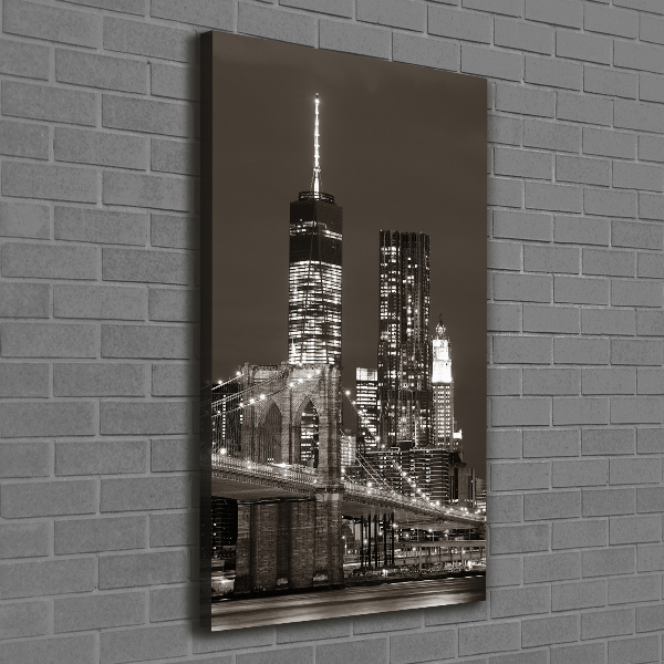Quadro su tela canvas verticale Manhattan, New York