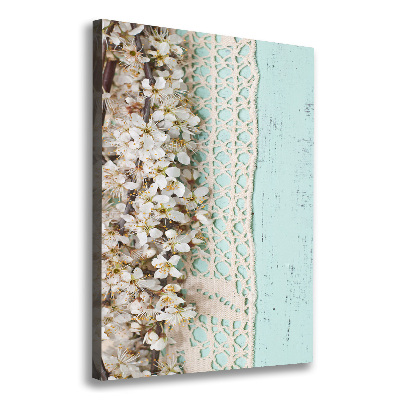 Stampa quadro su tela verticale Fiori di ciliegio